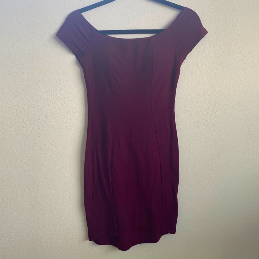 Burgundy Dress